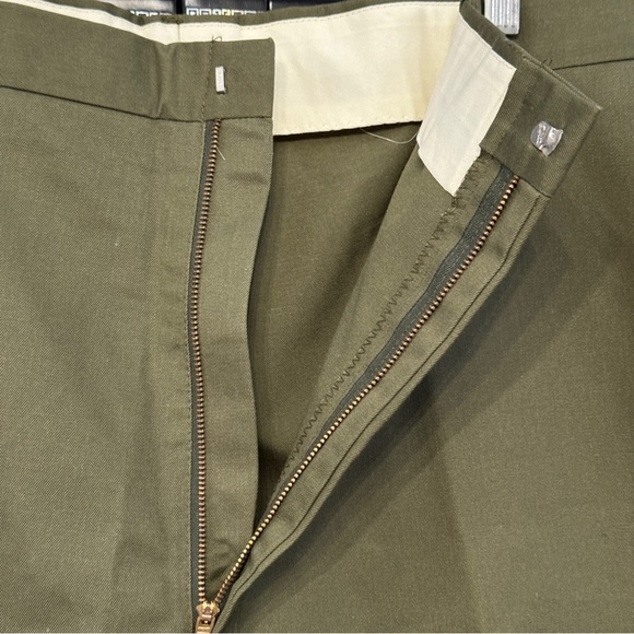 Vintage Duxbak Work Pants 48x28 Khaki Green USA Made - Picture 5 of 7